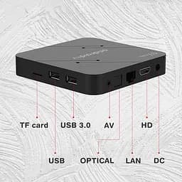 Смарт ТВ приставка Magicsee G7 mini 2/16 Гб Android TV 11 Smart Box - мініатюра 7