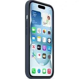 Чохол Apple Silicone Case with MagSafe для iPhone 15 Storm Blue (MT0N3ZM/A) [92897] - мініатюра 3