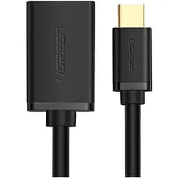 Переходник Ugreen US154 USB-C to USB-A OTG 15 см Black (30175) [91954]