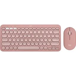 Комплект (Клавіатура та Миша) Logitech Pebble 2 Combo Tonal UA (920-012241) Rose