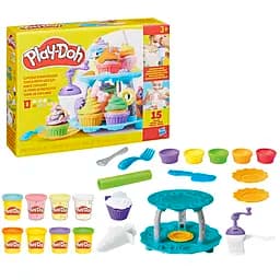 Набор для творчества Play-Doh Башня капкейков с массой для лепки (G0529)