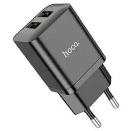 Зарядний пристрій Hoco N25 Maker (2 USB) 6931474782076 чорний