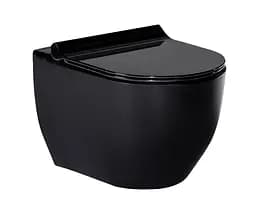 Унитаз подвесной Volle Amadeus 13-06-055Black с сидением Soft Close, Черный