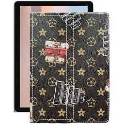 Чехол StatusCASE из экокожи для планшета Microsoft Surface Go 2 Луи-Витон-коричневый