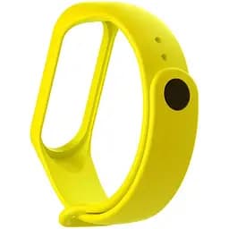 Силіконовий ремінець BeCover для Xiaomi Mi Band 3/4 Yellow (704130) - мініатюра 2