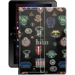 Чохол StatusCASE з екошкіри для планшету Fly Life Connect 10.1 Бітлз