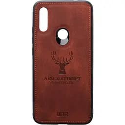 Чохол-накладка Toto Deer Shell With Leather Effect Case Xiaomi Redmi 7 Brown