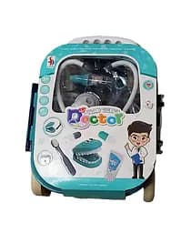 Набор доктора SD169-265A/B Стоматолог, аксессуары, в чемодане 28*11*34см (6976796401151) Зелёный