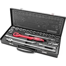 Набор торцевых головок с трещоткой Intertool ET-6025 25 шт. [98819]