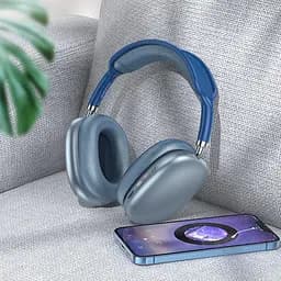 Навушники Borofone BO22 Elegant BT headphones бездротові накладні блакитні - мініатюра 2