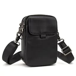 Мужская мини-сумка через плече кожаная Tiding Bag 8899A