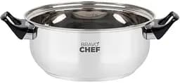 Каструля Bravo Chef з кришкою та бакелітовими ручками 16 см 1.1 л (BC-2002-16) - мініатюра 4