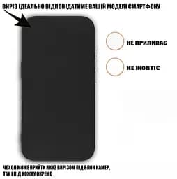 Силіконовий чохол BeCover для Apple iPhone 16 Pro Max Black (712280) - мініатюра 5