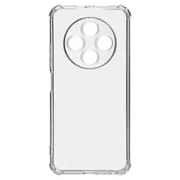Прозрачный чехол для TECNO Spark 30C 4G (kl5) с защитой камеры и усиленными бортами, тонкий, силиконовый, бесцветный, ударопрочный, противоударный бампер с закрытой камерой, ArmorStandart (ARM81182)
