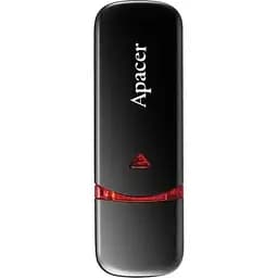 Флеш-накопичувач USB 32GB Apacer AH333 Black (AP32GAH333B-1) - мініатюра 2