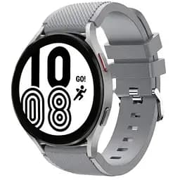 Ремінець для Garmin Forerunner 55 Forerunner 245 Forerunner 645 - сірий ширина кріплення 20мм силікон Watchbands Gear (W46-7WB30000512)