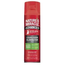 Знищувач-піна Nature's Miracle Advanced Stain and Odor Eliminator для видалення плям і запахів від котів з посиленою формулою 518 мл - мініатюра 2