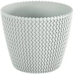 Горщик для квiтiв Prosperplast Splofy, 160 мм, білий (11800-449)