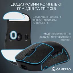 Мишка GamePro Asgard Loki Wireless/USB Black (GM022B) - мініатюра 12