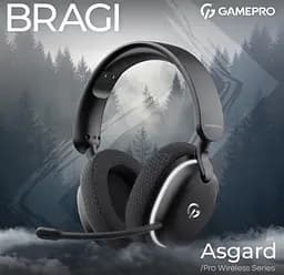 Игровые беспроводные наушники GamePro HSW-250 7.1 Bragi Asgard RGB Tri-Mod Black - мініатюра 5