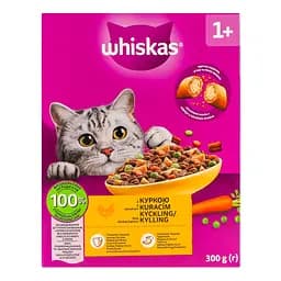 Сухий корм для котів Whiskas, з куркою, 300 г - мініатюра 2