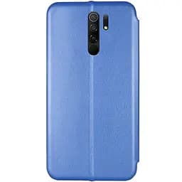 Шкіряний чохол-книжка Classy для Xiaomi Redmi 9 Синій - мініатюра 2