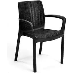 Стілець садовий пластиковий Keter Bali сірий