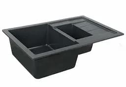 Кухонна мийка Platinum 7850W TOSKANA матова Антрацит (SP000027555) - мініатюра 3