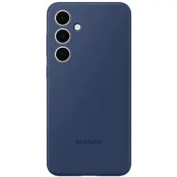 Оригинальный силиконовый чехол Samsung Silicone Case для Samsung Galaxy S24 FE Blue EF-PS721CLEGWW