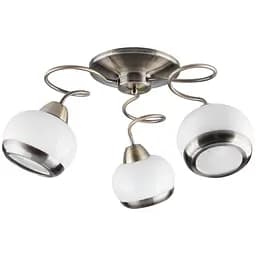 Люстра Brille класична стельова в спальню E14 40W BZ (LK-556C/3)