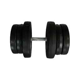 Гантель наборная композитная в пластиковой оболочке Rock Pro-R 21,5 кг NE-PL-R-021