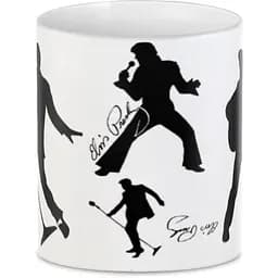 Кружка GeekLand Elvis Presley Элвис Пресли король рок-н-ролла 330 мл белая