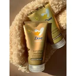 Крем-лосьйон автозасмага для обличчя та тіла Dove Summer Revived від середнього до темного 75 мл - мініатюра 6