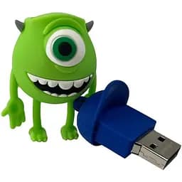 Флеш-накопитель Wibrand USB 2.0 Mike Wazowski 16Gb зеленый