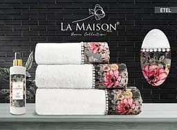 Подарунковий набір рушників з парфумом La Maison Etel pbe0051114 - мініатюра 3