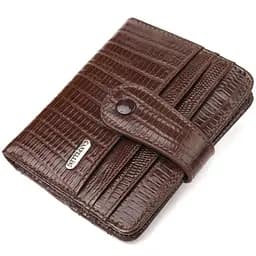 Мужской кожаный кошелек Canpellini 10.6х9х1 см acs0025045