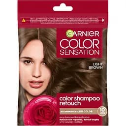 Крем-краска для волос Garnier Color Shampoo Retouch без аммиака Светло-каштановый 5.0, 20 мл