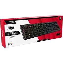 Клавіатура HyperX Alloy Rise 106key, Red, USB-A, EN/UA, RGB, чорний (7G7A3AA) - мініатюра 6