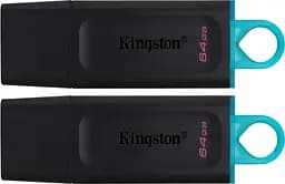 USB Flash Kingston DT Exodia USB 3.2 64GB 2 Pack Black/Blue