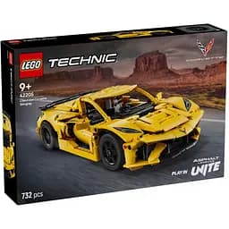 Уцінка. Конструктор LEGO Technic Chevrolet Corvette Stingray 732 деталі (42205) - мініатюра 2