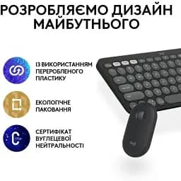 Клавіатура та мишка бездротові 902 XPRO чорний (43172-_283) - мініатюра 2