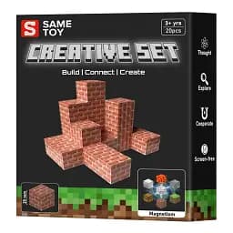 Магнитный конструктор Same Toy Creative Set Brick 20 эл. (MCRAFT-4520-SM)