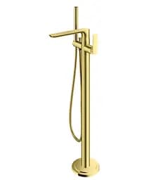Смеситель для ванны Kohlman Experience Gold напольный QF1165E-GD Золотой