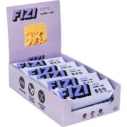 Протеиновые батончики Fizi Keto Protein Bar Vanilla + Salt 450 г (10 шт. x 45 г) 