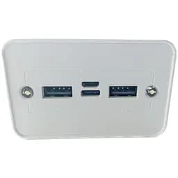 Павербанк Solar Power Bank 4 в 1 із сонячною панеллю, екраном, ліхтариком 50000 mAh White (11223) - мініатюра 3