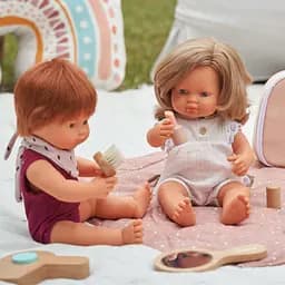 Лялька-пупс анатомічна Miniland, дівчинка-європейка, 38 см - мініатюра 4