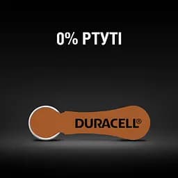 Батарейки для слухових апаратів Duracell Hearing Aid 312 PR41 6 шт. (81546856) - мініатюра 4