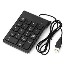 Клавіатура Gembird KPD-U-03 USB Black (KPD-U-03) - мініатюра 3