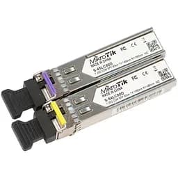 Модуль SFP MikroTik пара (1.25G Single Mode, LC, до 80км) (S-4554LC80D)
