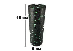 Масажний ролик EasyFit EPP 15х5 см салатовий (EF-2041-GN) - мініатюра 3
